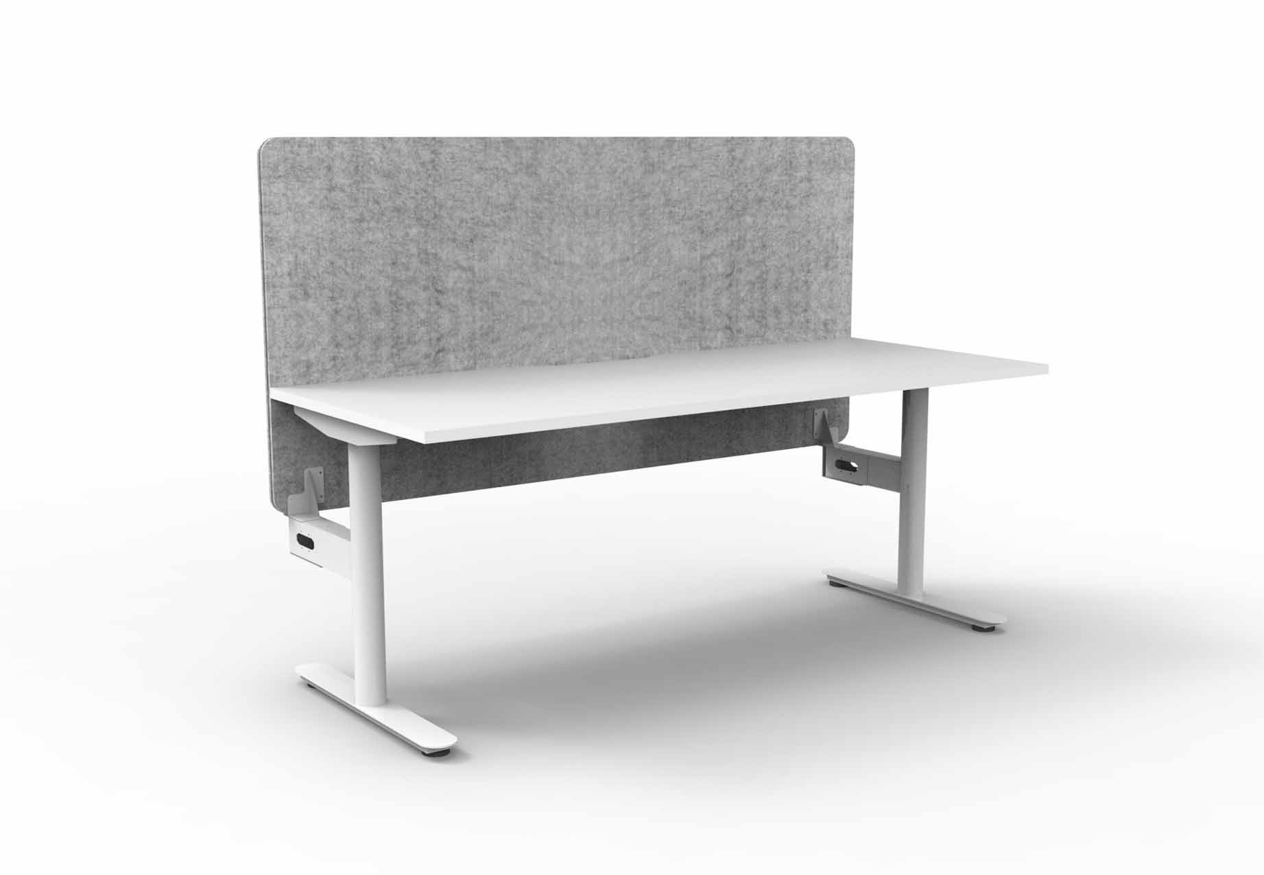 Halo Static Single Sided Workstation - with Eco Screen